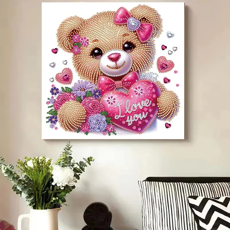 Diamond Art Painting Kits Teddy bear DIY 5D DIY Partial Special