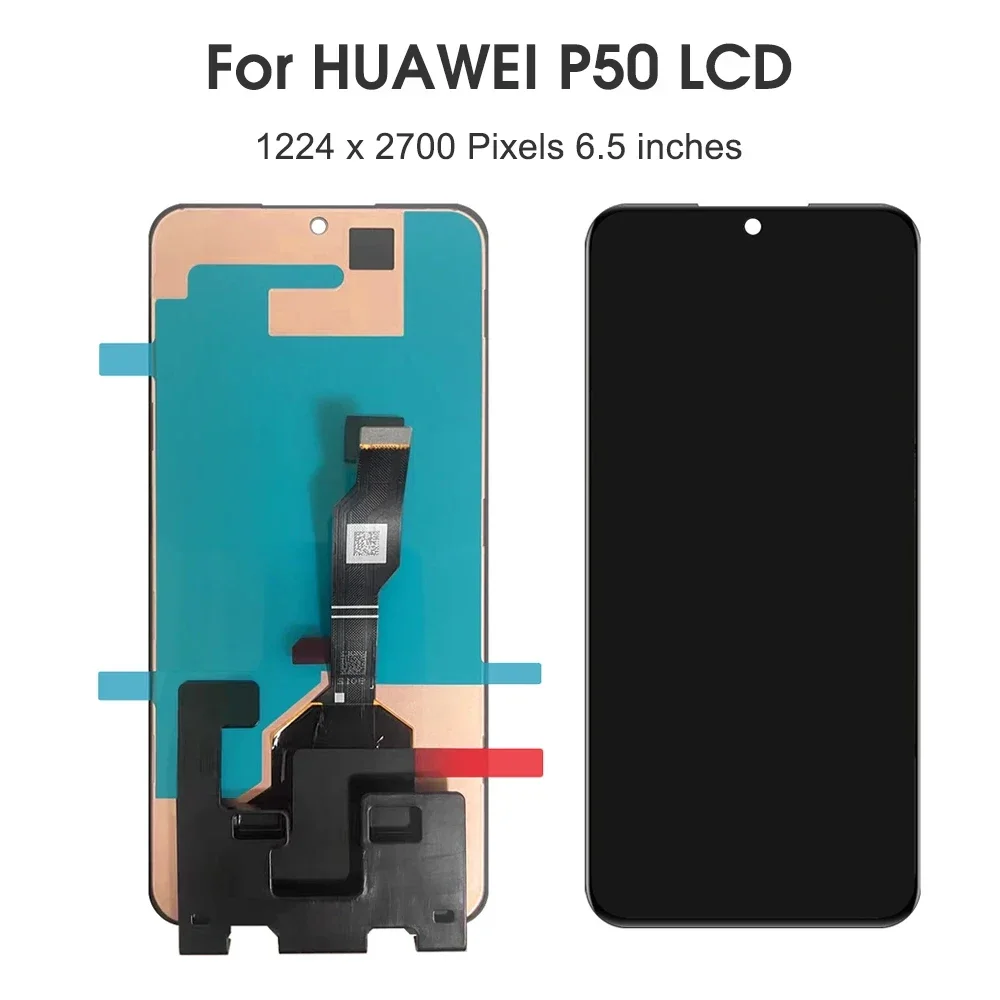 화웨이 P50 6.5 인치, Ori ABR-AL00 ABR-LX9 LCD 디스플레이 터치 스크린 디지타이저 어셈블리 교체