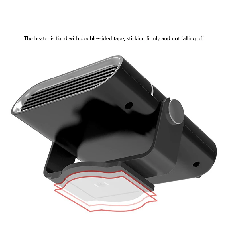 12/24V1000W Tragbarer Auto-Heizungs-Defroster-Demister-Heizungs-360-Grad-ABS-Heizungs-Kühlventilator für Autos LKWs Autozubehör_voghion.com
