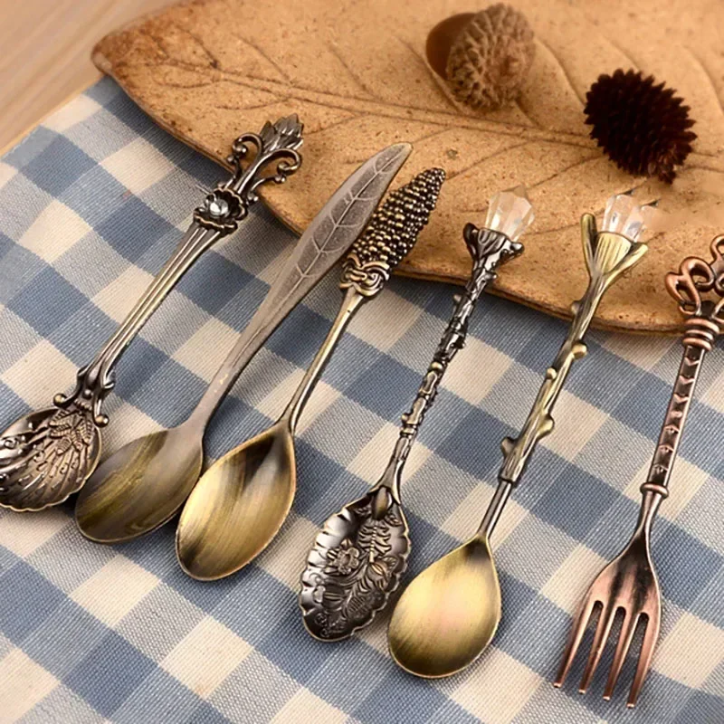 フルーツペンダントフォーク　デザートフォーク　ゴールド/シルバー　8本 楽天市場】【フォーク】【おしゃれ】デザートフォーク ルーン