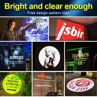 LED HD Outdoor IP67 Waterproof Image Projector Custom Gobo Rotary Or Static Laser Logo Street Advertising Projector 6