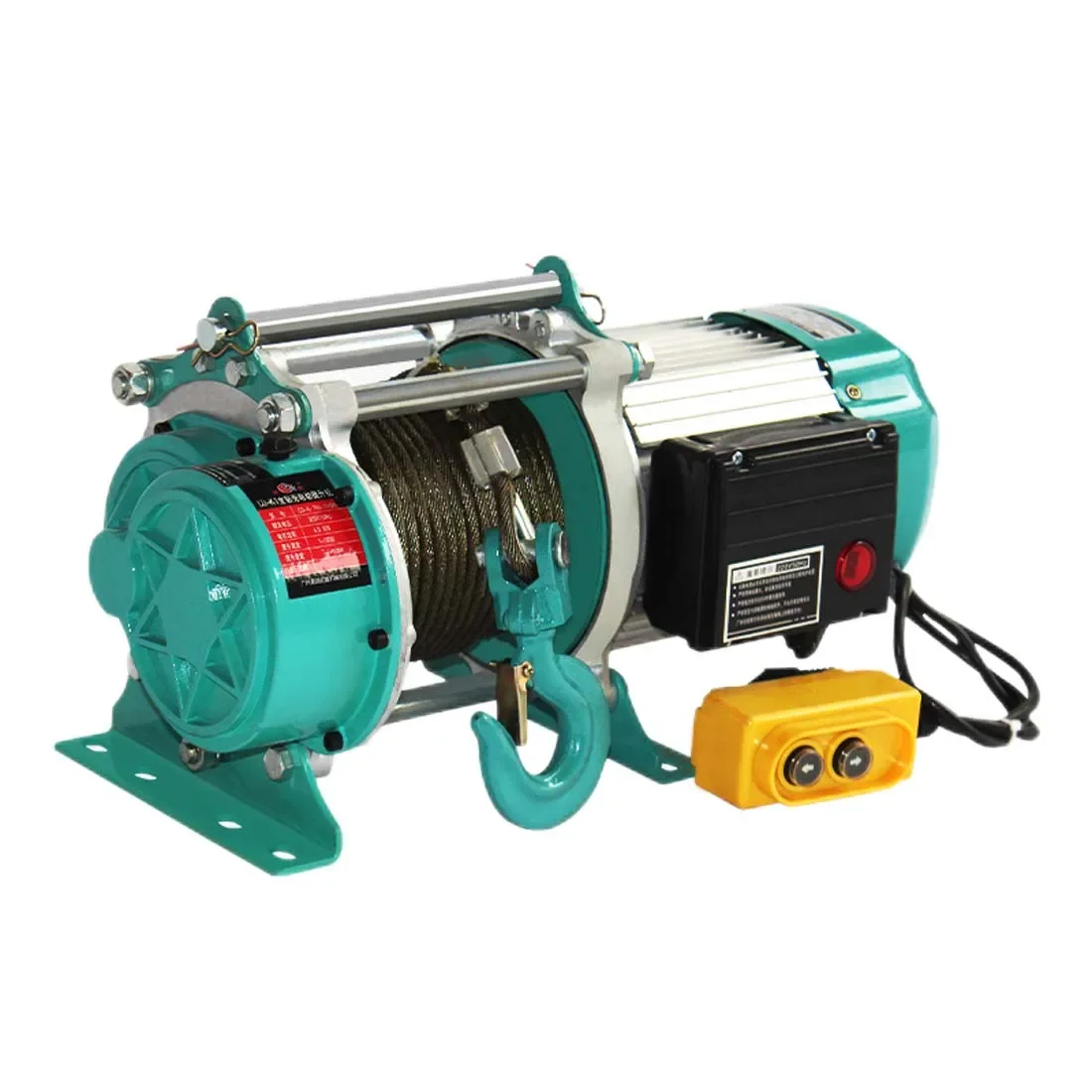 

Electric Hoist 3-phase 220v Small Aluminum Shell Type Household Hoist 1 Ton 30m Remote Control Building Crane Electric Hoist