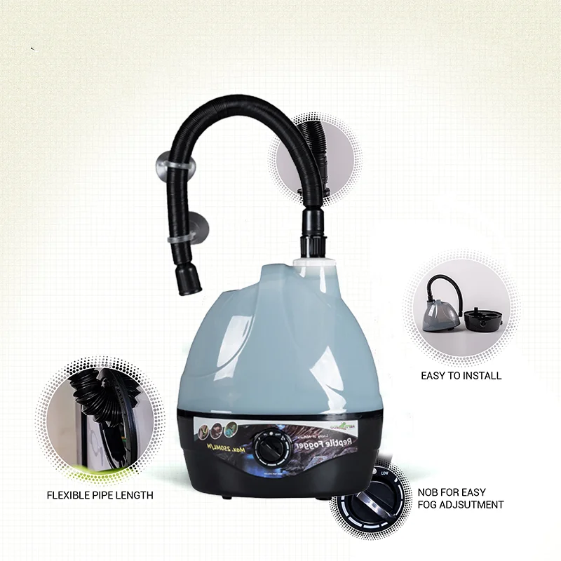 2L Reptile Humidifier Mist Rainforest Fogger Lizard Turtle Terrarium Automatic Humidifier Intelligent Spray System Kit