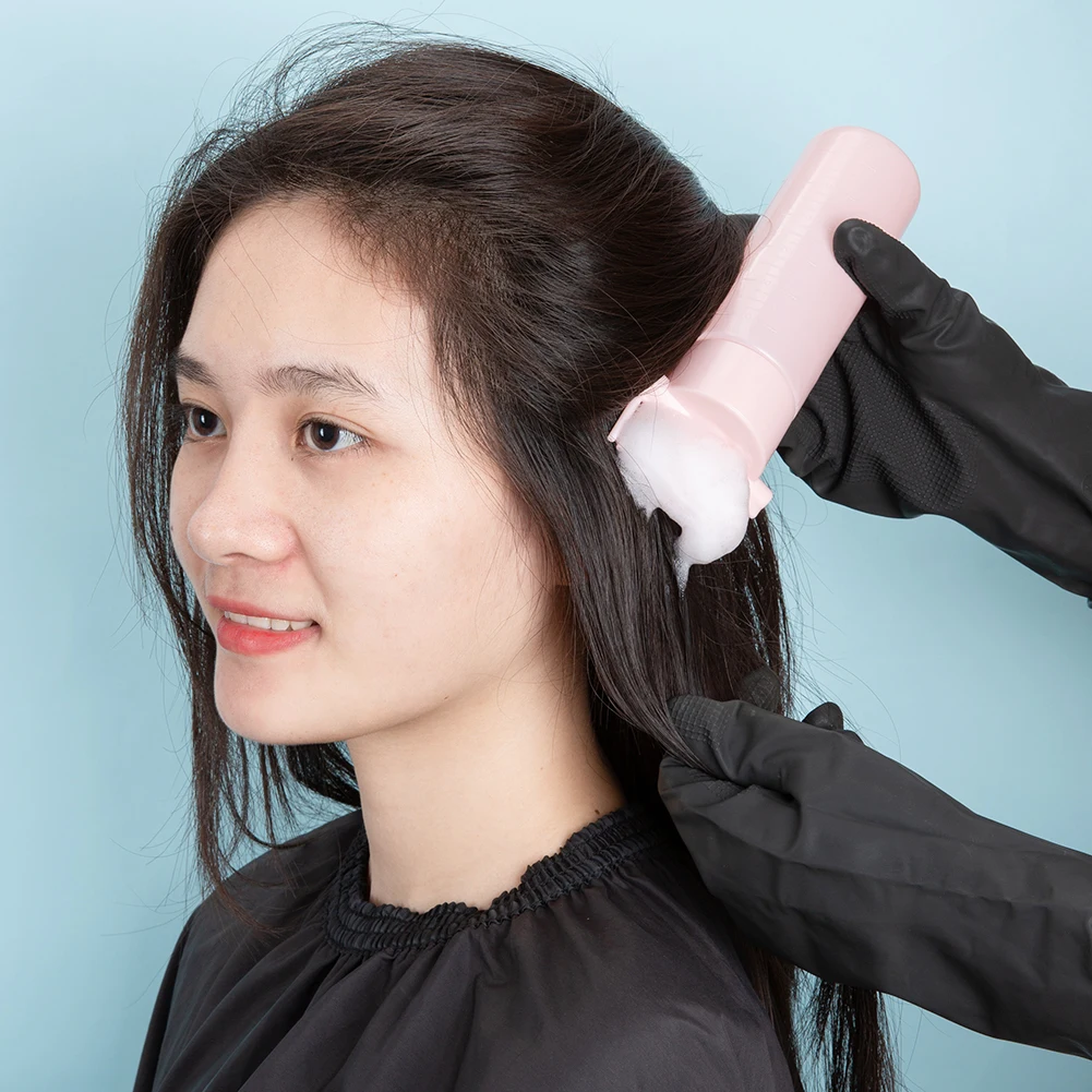 Description Picture 4 of item180ml Multicolor Root Comb Applicator Bottle Refillable Squeeze Bottle Applicator for Hair Coloring Hairdressing Styling Tools