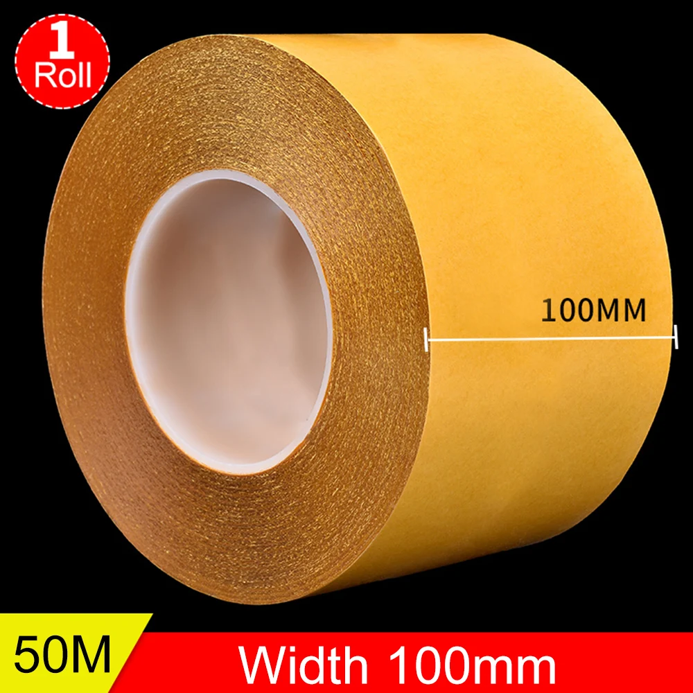 Dobro Grosso do Animal de Estimação de 100 mm Tomou Partido a Resistência de Alta Temperatura da Fita Nenhum Traço Transparente Resistente ao Calor Forte Fita Adesiva 50m o