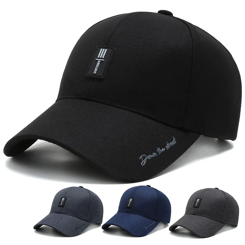 

High Quality Caps for Men Dad Hat Trucker Cap Sports Cap Four Seasons Leisure Sunshade Men Baseball Cap Peaked Cap Adjustable