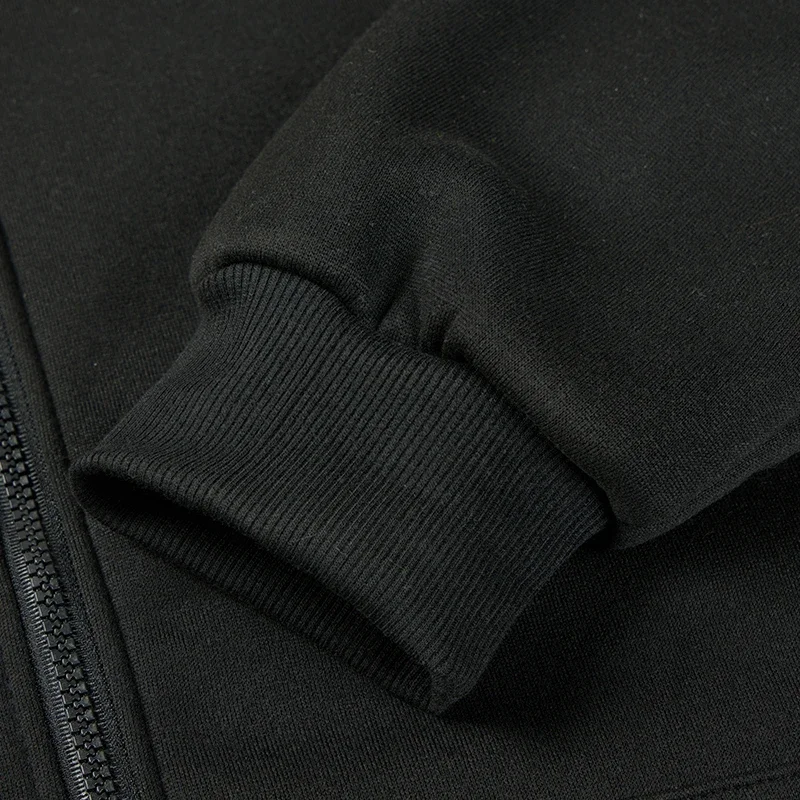 Giacca in felpa con cappuccio a maniche lunghe casual da uomo autunnale con cerniera - Ideale per gite rilassate e moda maschile 2