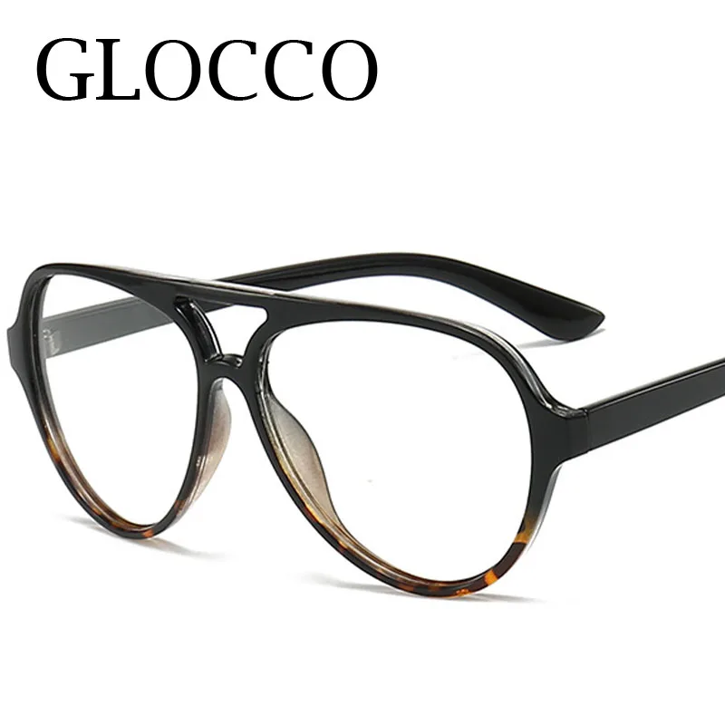 Fashion Pilot Oversized Reading Glasses Woman Flower Double Bridges Eyeglasses Frames Female Anti Blue Light Presbyopia Eyewear 2