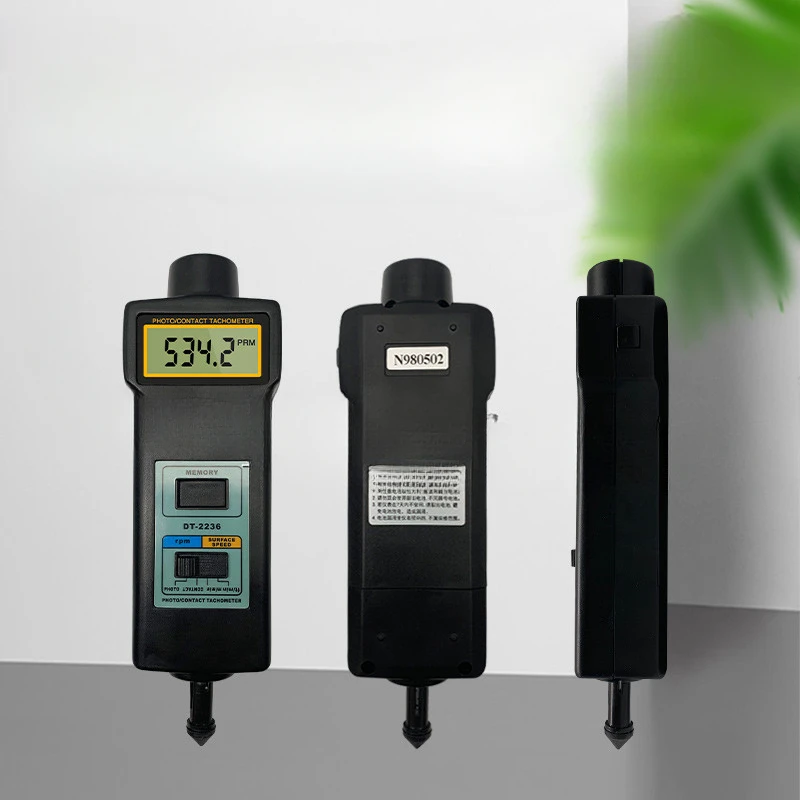 

Guangzhou Lantai DT-2236 Tachometer photoelectric/contact Tachometer DT2236 digital Tachometer