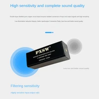 PXSW 3.5Mm Aux Audio Noise Filter Audio Isolator Current Sound Noise Isolator To Eliminate Audio Noise Common Ground Isolator 2
