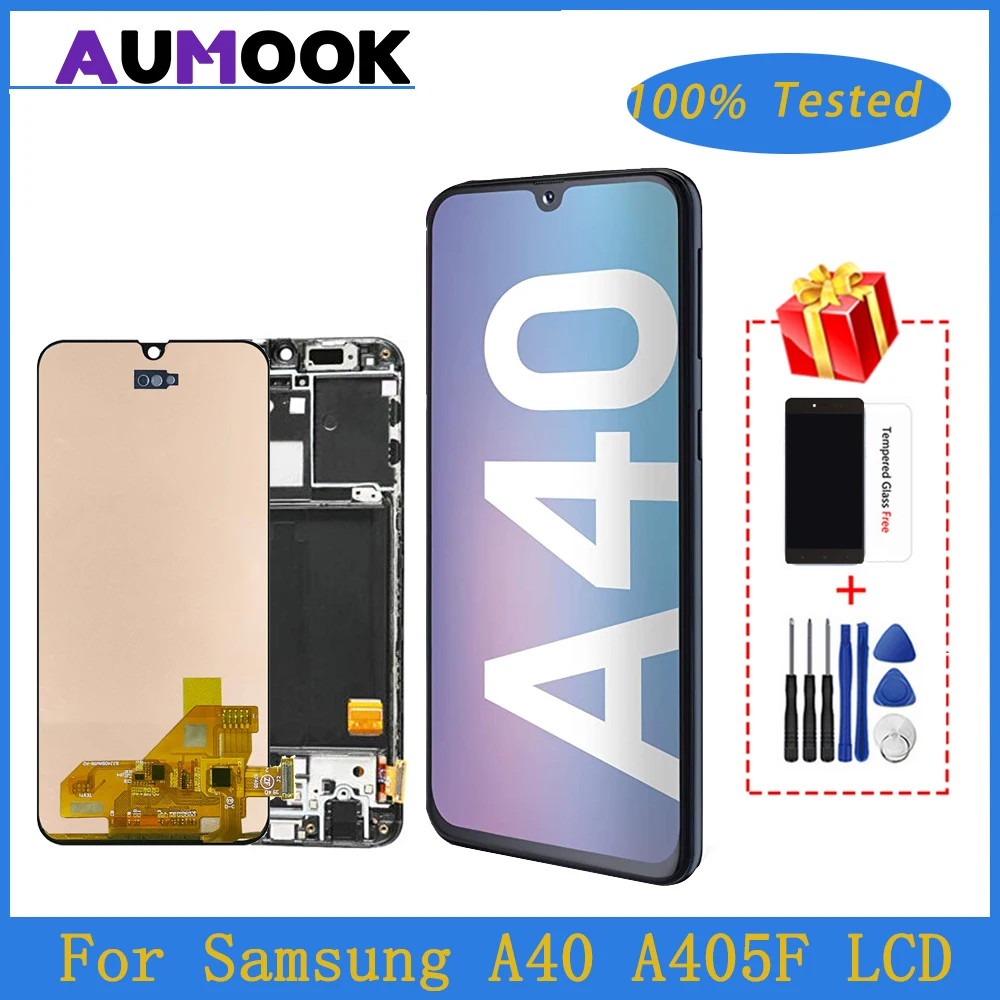 Original Display For Samsung Galaxy A40 A405F LCD Touch Screen Digitizer Replacement A405FN A405FM A405S lcd |