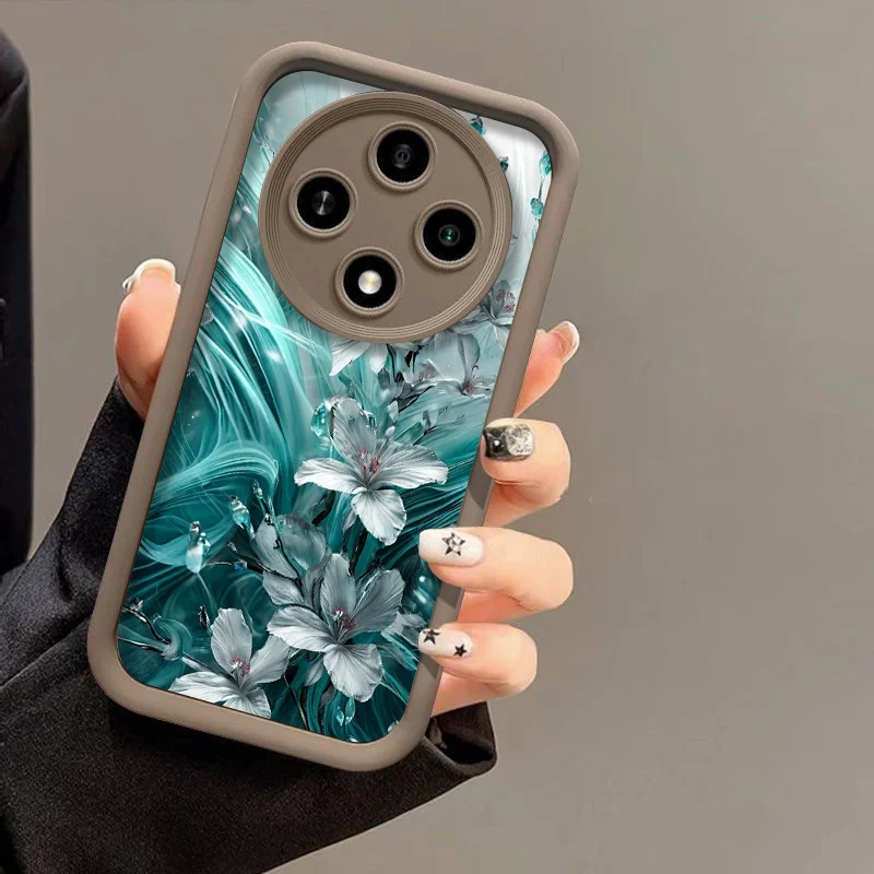 Elegant Cherry Blossom Floral Pattern Soft Phone Case Cover