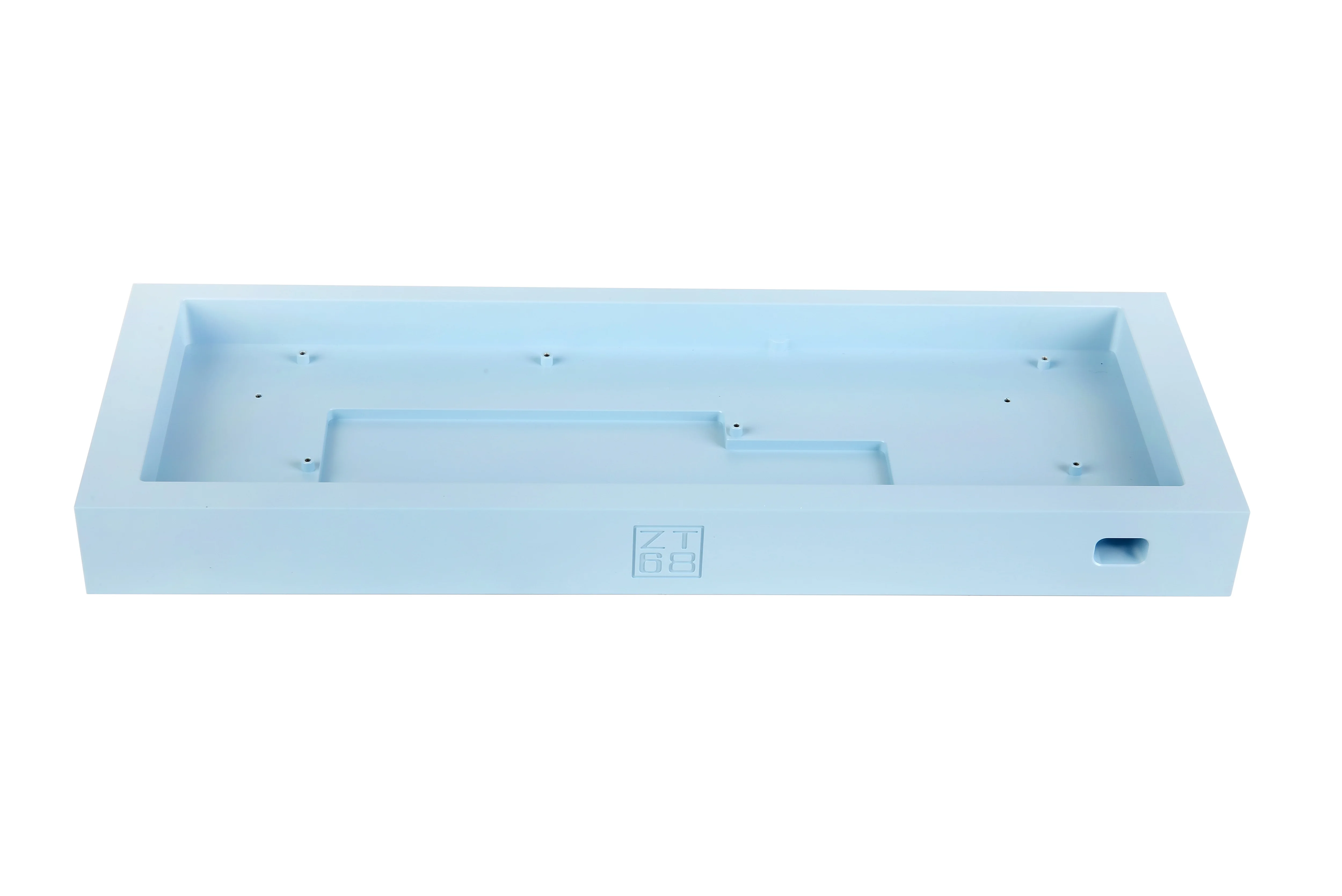 Keebox CNC 알루미늄 합금 기계식 키보드 케이스, ZT68 68 레이아웃, Tada68 홀 양극산화 전기 영동 알루미늄 키보드 케이스