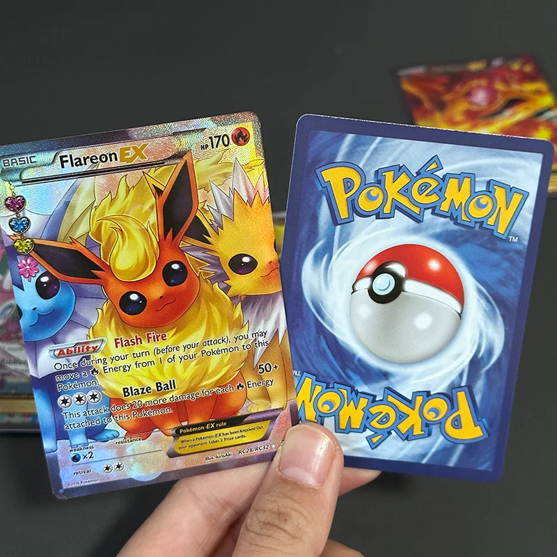 Deluxe English Anime Card Collection: Flareon, Yveltal, Sylveon, Shaymin & Charizard EX