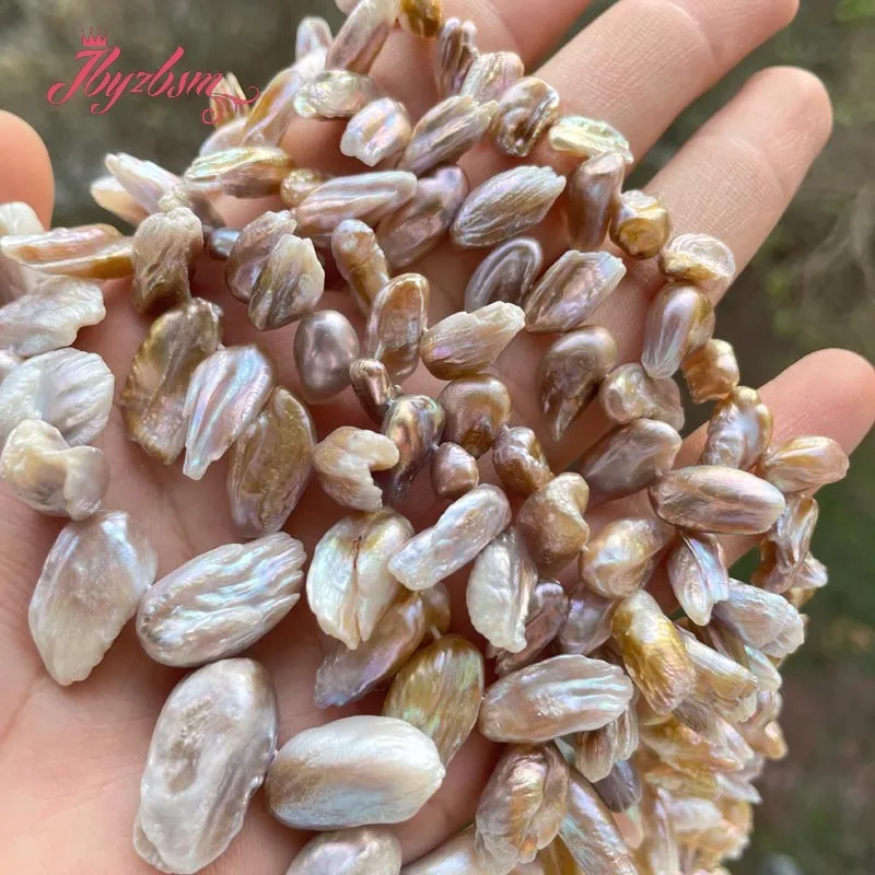 TOP Drilled Multicolor Reborn Keshi Natural Freshwater Pearl Beads for DIY Bracelet Necklace Earrings Charms Jewelry Making 15