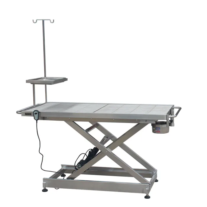 

Veterinary surgery Electric operating table Unilateral tilt with heater