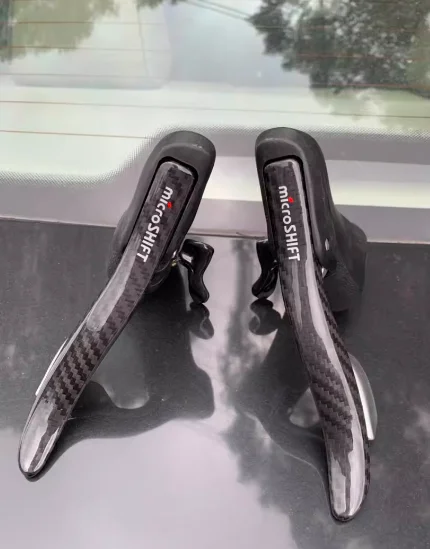 マイクロシフト左右セット　ドロップハンドル付 マイクロシフト左右セット ドロップハンドル付