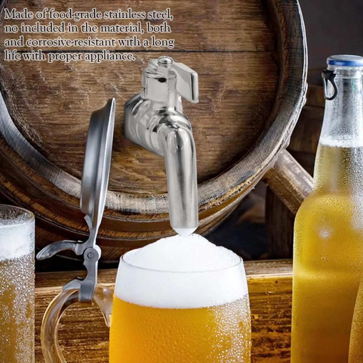 Rubinetto E Maniglia Spillatore Di Birra Krups The Sub Usato - Foto 13