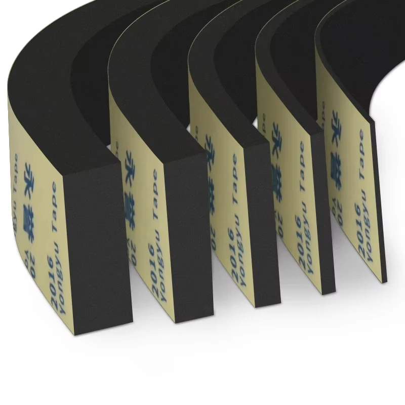 2M Foam Tape Thick Wear-Resistant Single-Sided Black EVA High Viscosity Waterproof Buffer Anti-Collision Traceless Self-Adhesive 3