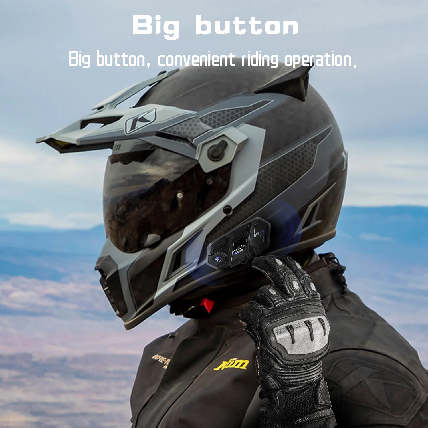 Fodsports M1-S 프로 인터콤, 모토 헬멧, 블루투스 헤드셋, 방수 인터콤 오토바이, 8 명의 라이더 