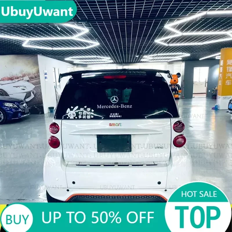 Per Il 451 Mercedes Smart Fortwo 451 Abs Spoiler Per Ala Posteriore Dell'Auto Per Il 451 Di Alta Qualità In Plastica Abs Spoiler Per Ala Posteriore De