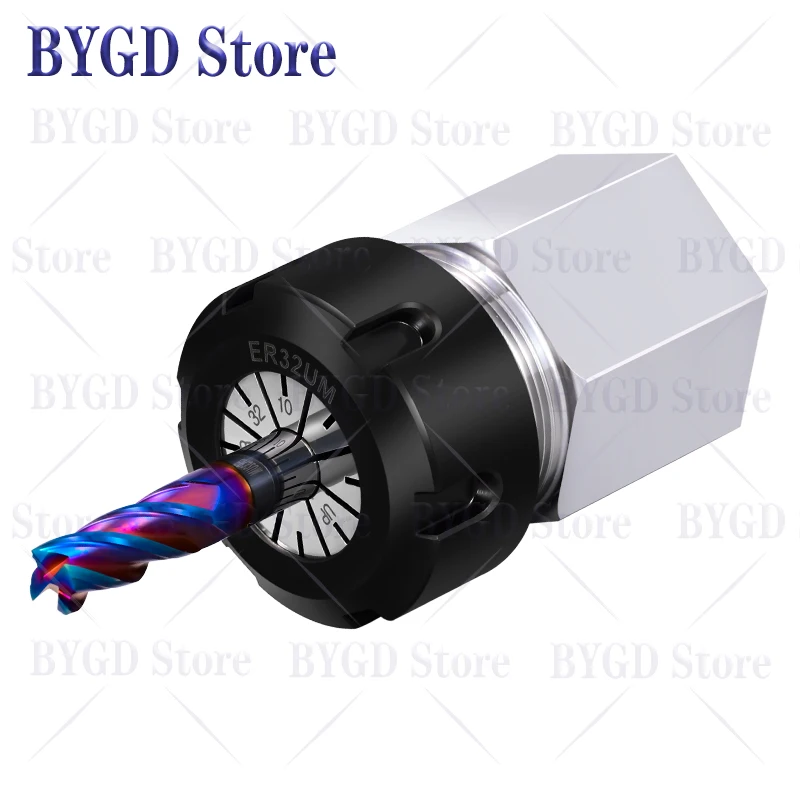 Spring Collet Spring Collet Chuck Collet Chuck Tool Holder Collet Chuck Holder Collet Block Holder Engraving Collet Chuck Wrench Nut Collet Collet Clamping Tool BYGD ER25 ER25UM ER32 ER32UM ER40 ER40UM Square ER hexagonal collet chuck seat ER hex spring tool holder bracket tool collet