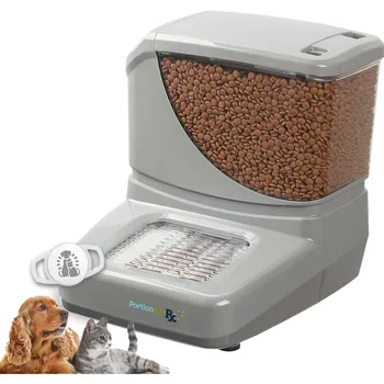 32 cups - 6 meals, timed pet feeder with silicon dog tag, portion control of cat feeder (upgraded automatic cat feeder) 1