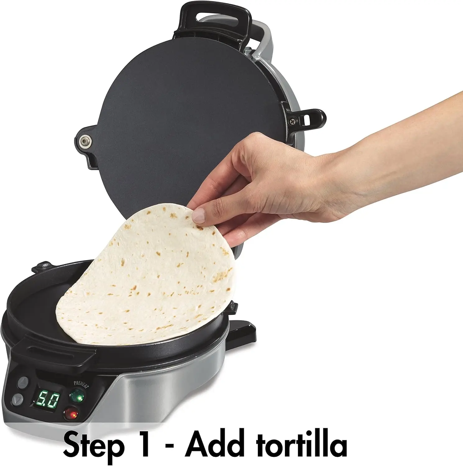Beach, Silver 25495 Breakfast Burrito Maker, 9.8 x 8.7 x 5.6 inches 2