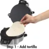 Beach, Silver 25495 Breakfast Burrito Maker, 9.8 x 8.7 x 5.6 inches 2