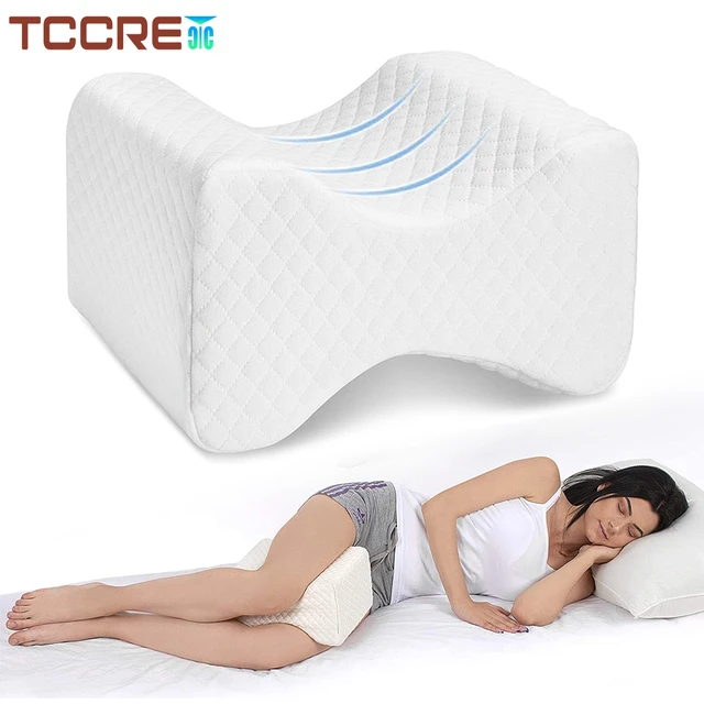 Zipper Orthopedic Knee Leg Pillow for Sciatica Relief Back Pain