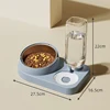 HOOPET Cat Bowl Small Dog  Food Feeding Water Drinking Bowls Set for Cats Dogs Pet Feeder Drinker Bowls Pet Supplies 6