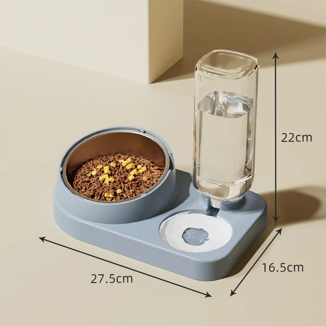 HOOPET Cat Bowl Small Dog  Food Feeding Water Drinking Bowls Set for Cats Dogs Pet Feeder Drinker Bowls Pet Supplies 6