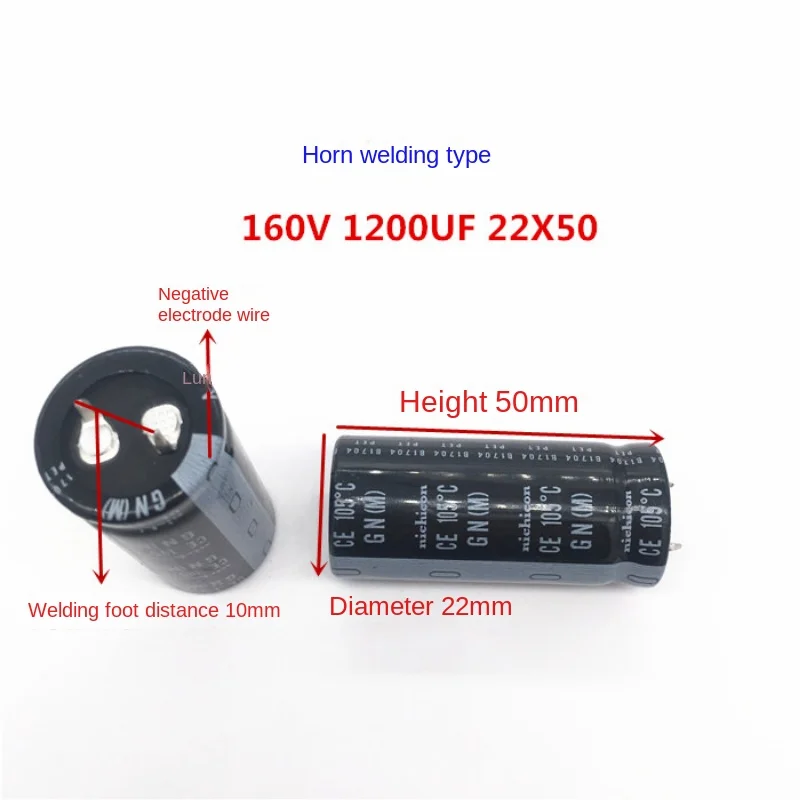 Nikon Electrolytic Capacitor 160V1200UF 22X50 GN 105 Degrees 1200UF 160V 22 * 50 1pcs