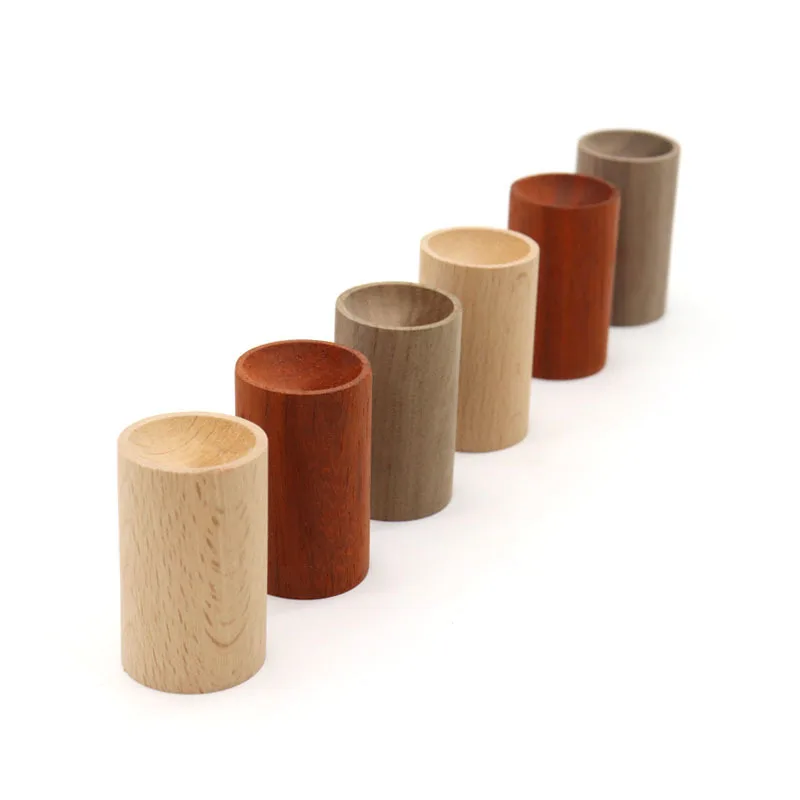Essential Oil Cylinder Diffuser Wood Wooden Diffuser Bottle Indoor Aromatherapy Essential Oil Cylinder Retainer Wooden
