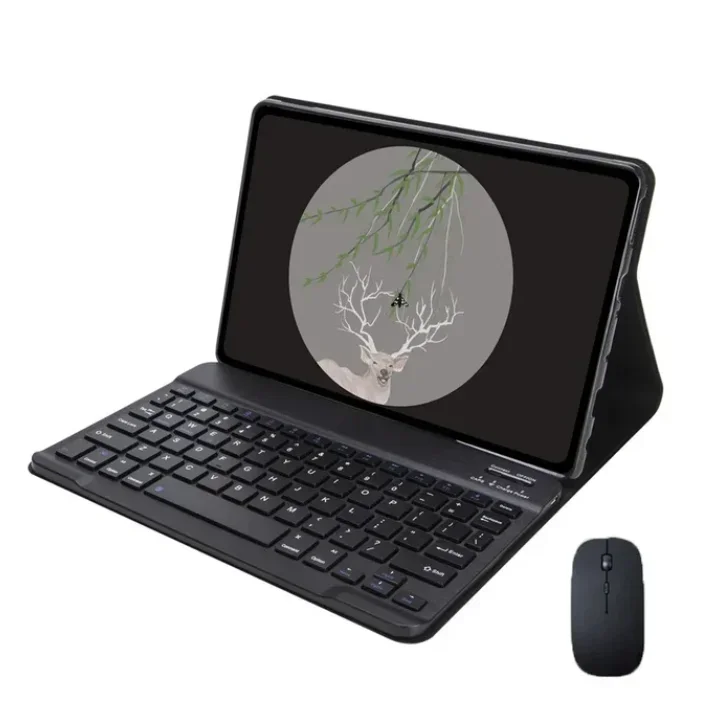 Enhanced Bluetooth Keyboard Tablet Case with Detachable Keyboard and Protective Cover