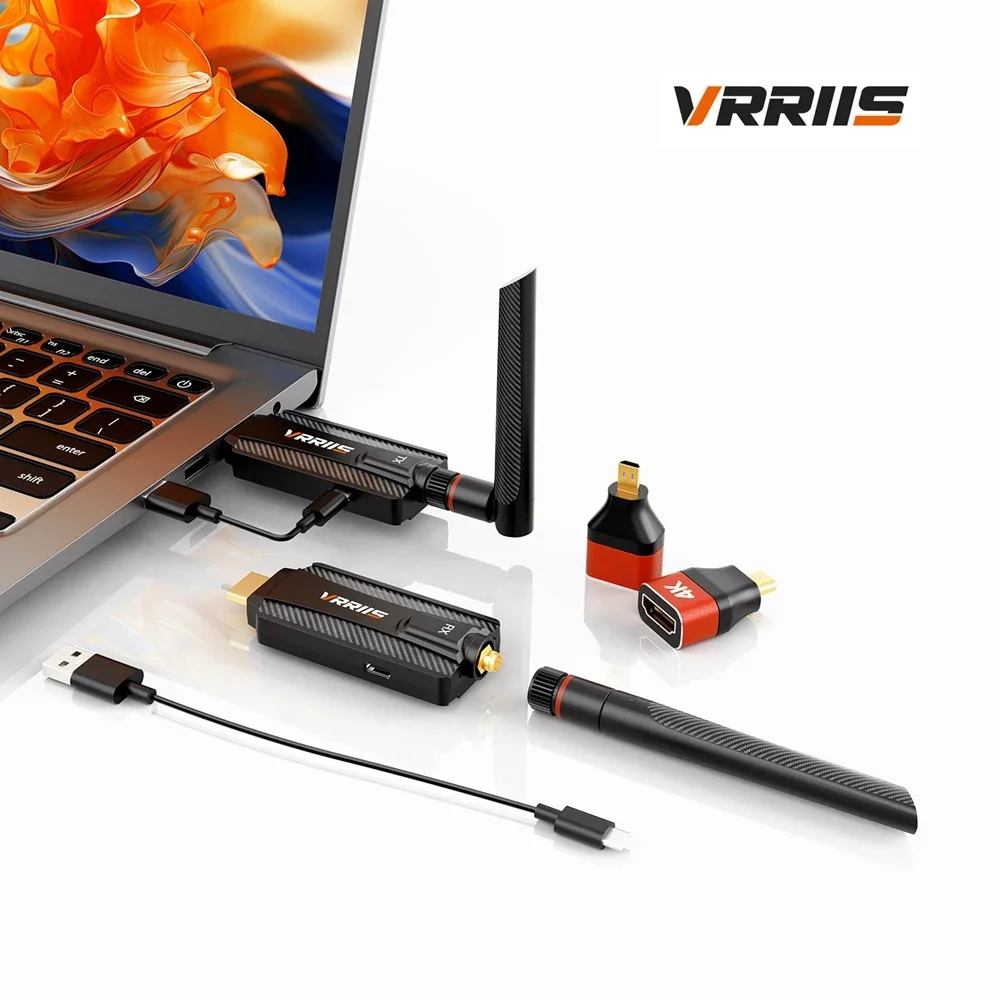 5G 200M Wireless HDMI Video Audio Transmitter Receiver Extender Display Adapter