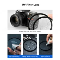37-86mm UV Filter Lens MC Ultra Slim Optics with Multi Coated Protection 37mm 40mm 43mm 46mm 49mm 52mm 58mm 62mm 67mm 77mm 82mm 2