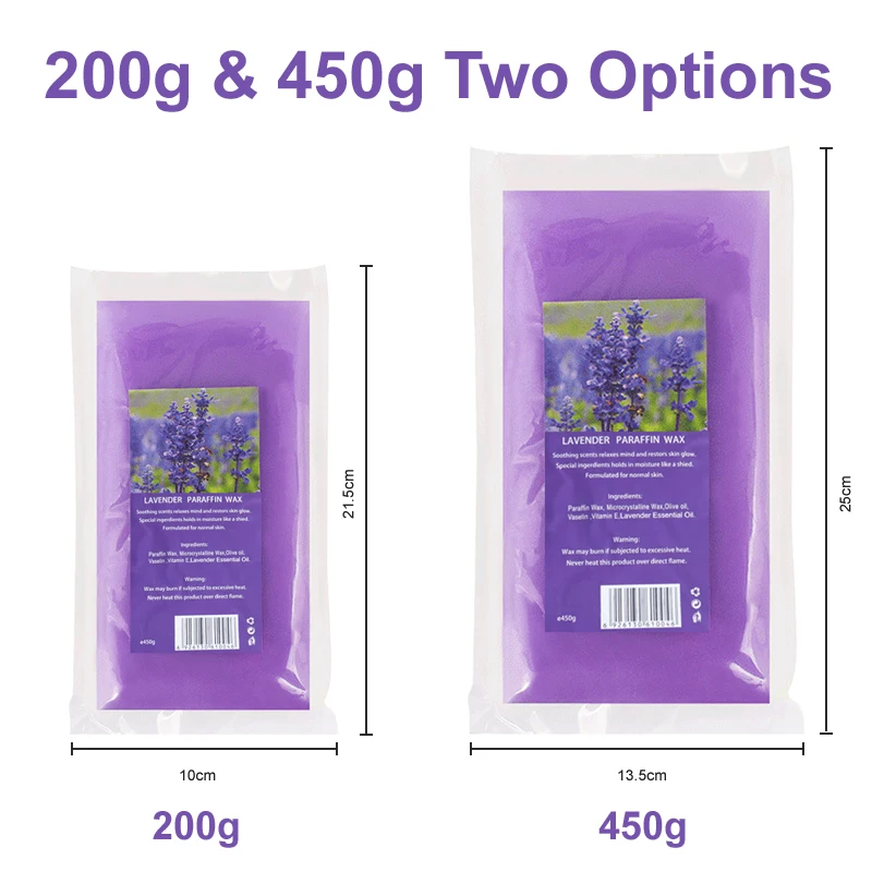 450g/200g Moisturizing Hand Wax Hands and Feet Mask Peel Off SPA Care Paraffin 3PCS Smooth Soft Skin Care Hand Wax New