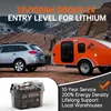 Humsienk 12V 100Ah Built-in 100A BMS Lithium Iron Phosphate Battery Packs For RV/ Vans/ Trolling Motor/ Golf Cart/ Camping 5
