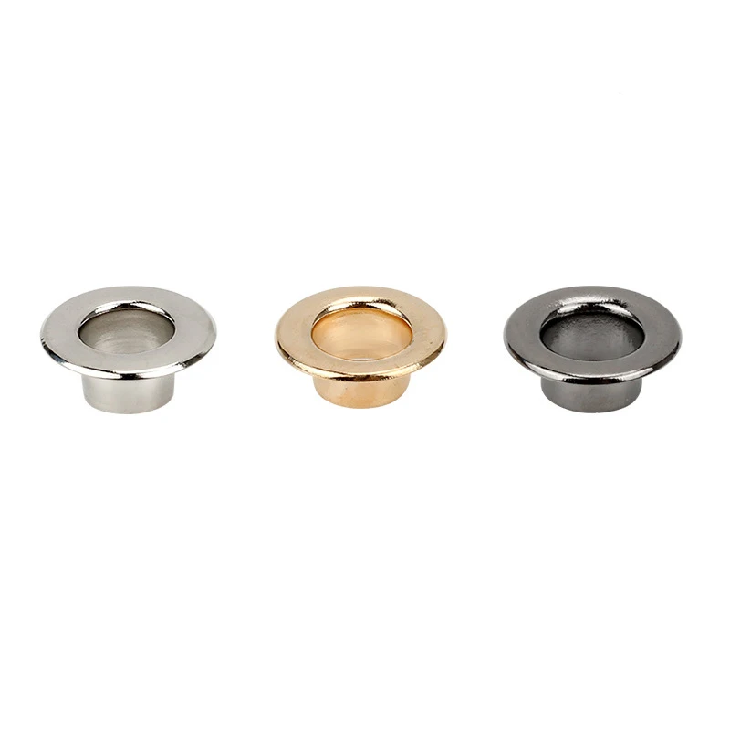 Eyelet Grommet Ring 100sets Bright Flat Type Brass Eyelets with Grommet for Scrapbooking Cap Leathercraft Bag Clothe Accessories eyelet grommet ring kit grommet eyelet kit screw back eyelets metal eyelet buttons