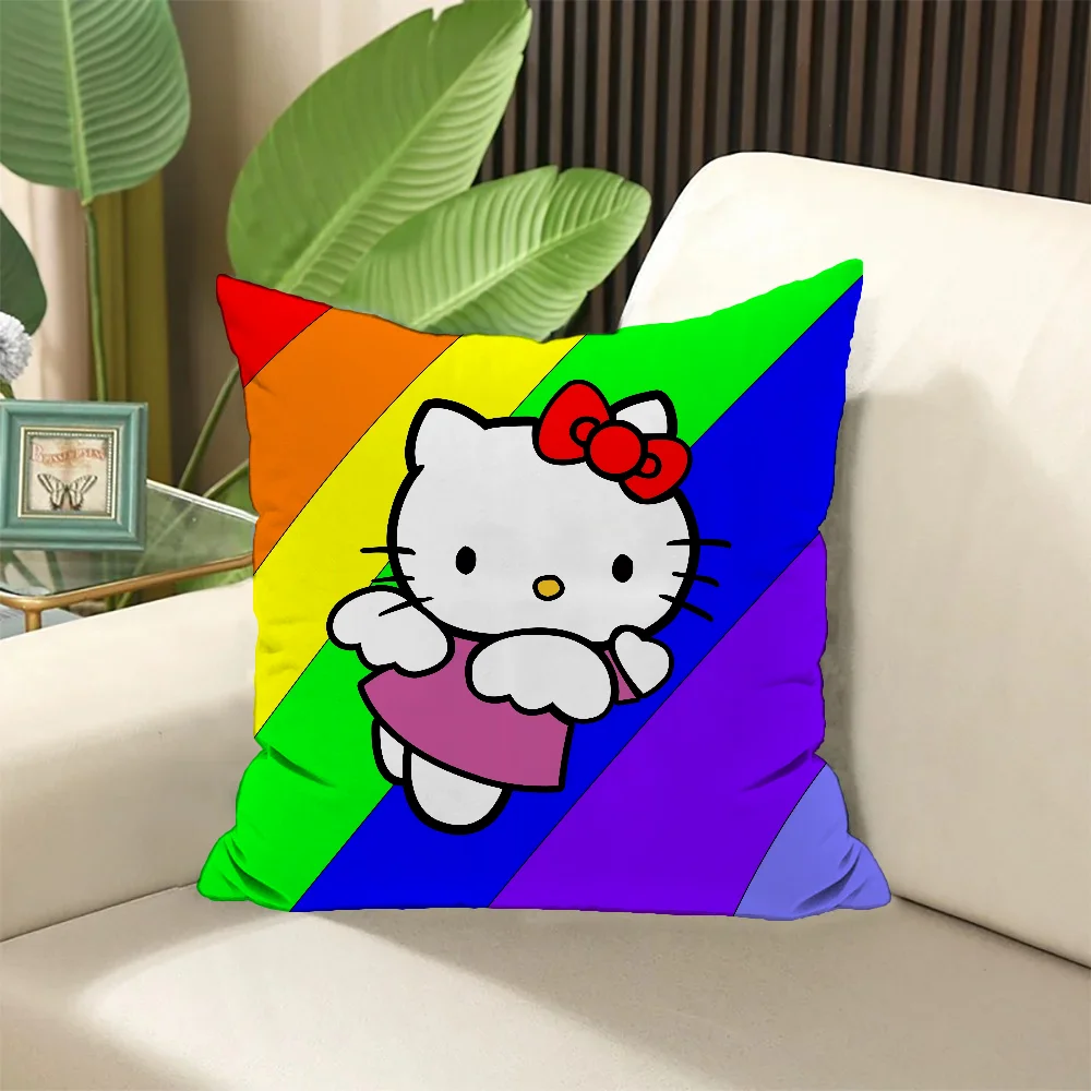 

Hello Kitty Pillow Covers Decorative Cushion Cushions Cover Sleeping Pillows Room Decorating Items Sofa Pillowcase Cases Living