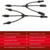 Solar Panel Y Branch 30A 1000V Electrical Solar Connector 30A 1000V Waterproof Solar 1 To 3 Solar Cable Wire Plug Tool Kit 2