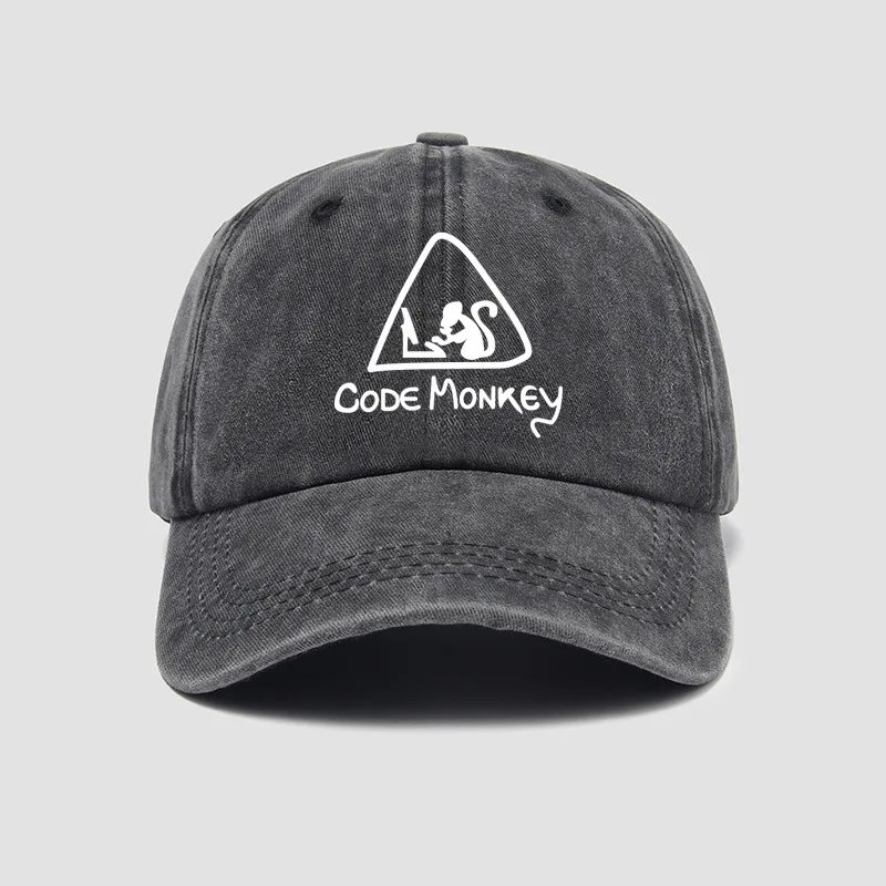 Code Monkey Programmer Baseball Cap Unisex Linux Java Hat Cotton ...