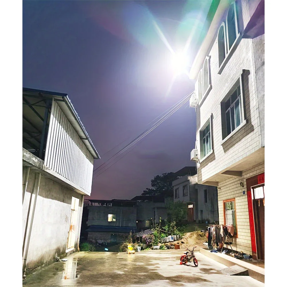 Description Picture 5 of item30000LM 10000mAh Solar Led Light Outdoor Powerful Outdoor Solar Lamp Remote Control Waterproof Flood Light Exterior Wall Lamp