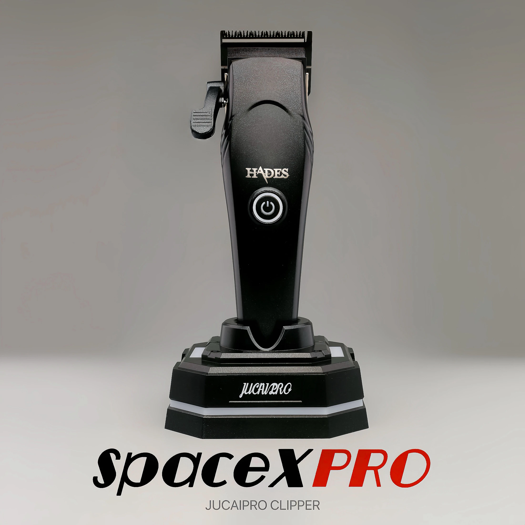 SPACEXPRO Jucai/Starship Series Fast Charging Technology 9CR Steel Head Digital Brushless Motor Professional Oil Head Clipper 4