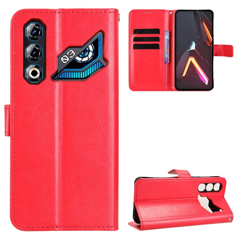 Leather Flip Case with Wallet and Kickstand - Elegant Protective Cover