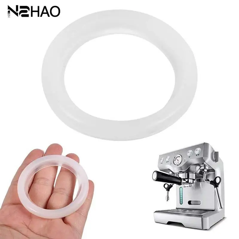 Guarnizione Portafiltro Per Macchina Caffè DeLonghi Dedica - Anello Silicione 57,5x57,5x8mm - Foto 4
