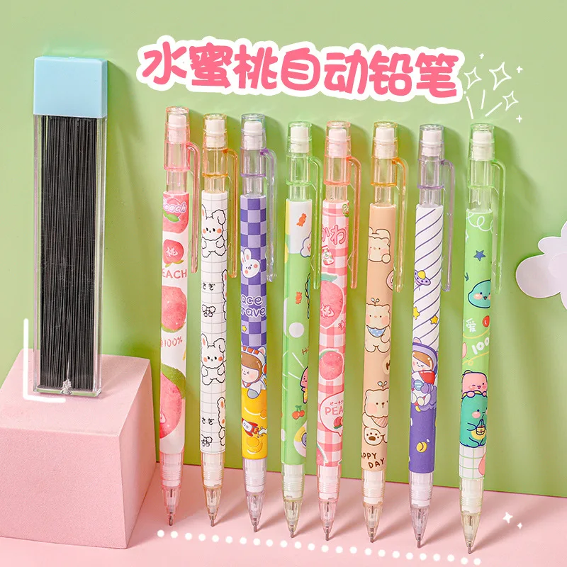 10 pcs/pack 0.5mm Kawaii Animals Cartoon Mechanical Pencil School Stationery Supplies Gift Cartoon Students Prize mechanical pencil set mechanical pencils