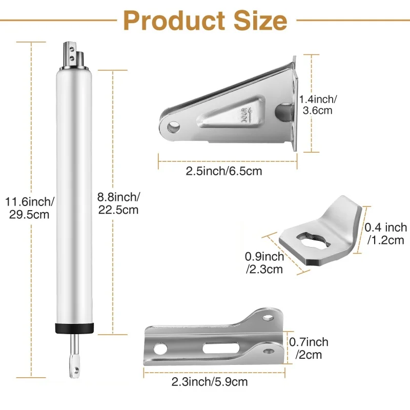 Door Closer Door Stopper 4 Color Soft Closing Automatic 35KG Pneumatic Adjustable