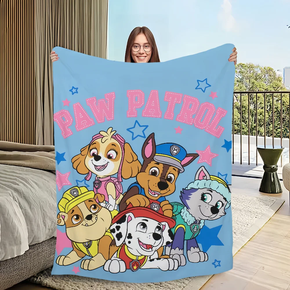 Warm Soft Plush Nap P-PAWs Blankets Sofa rug P-PatrolS for Living hot Room Office Bedroom cute Home Travel Kid Cartoon Gifts 3